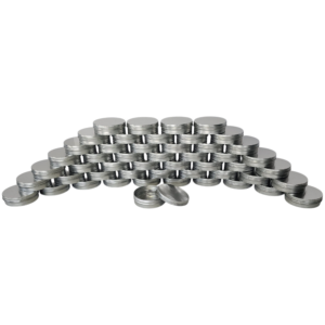 MCD 4 Oz Tin Cans (50 Pack)